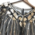 thumbnail image 4 of HNMKIU Women Wrap Shawl Mesh Loose Cloak Shawl Dress Wrapped With Party Banquet Sequin Sweetheart Stole Scarf Women's Evening Wraps GD3,One Size, 4 of 5
