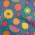 thumbnail image 1 of oneOone Cotton Poplin Yellow Fabric Tropical Fruit Craft Projects Decor Fabric Printed By The Yard 42 Inch Wide, 1 of 5