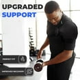 thumbnail image 7 of Adjustable Shoulder Brace for Men, Both Left and Right Arm, Pain Relief for Torn Rotator Cuff, Compression Support Sleeve for Dislocation, Bursitis, Tendonitis, Black, Large, 7 of 7