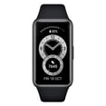 thumbnail image 1 of HUAWEI Band 6- Banda Inteligente, Pantalla FullView 1.47", Monitoreo de  SpO2, Monitor de Ritmo y Sueño, 2 semanas de Batería- Negro, 1 of 4