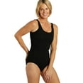 thumbnail image 5 of Sporti Textured Chlorine Resistant One Piece Slimsuit, High Cut, Soft Cup (Women’s), 5 of 11