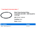 thumbnail image 2 of Water Pump Housing O Ring - Compatible with 2002 - 2006 Suzuki XL-7 2.7L V6 2003 2004 2005, 2 of 2