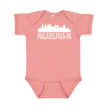 

Inktastic Philadelphia Pennsylvania Skyline PA Cities Gift Baby Boy or Baby Girl Bodysuit