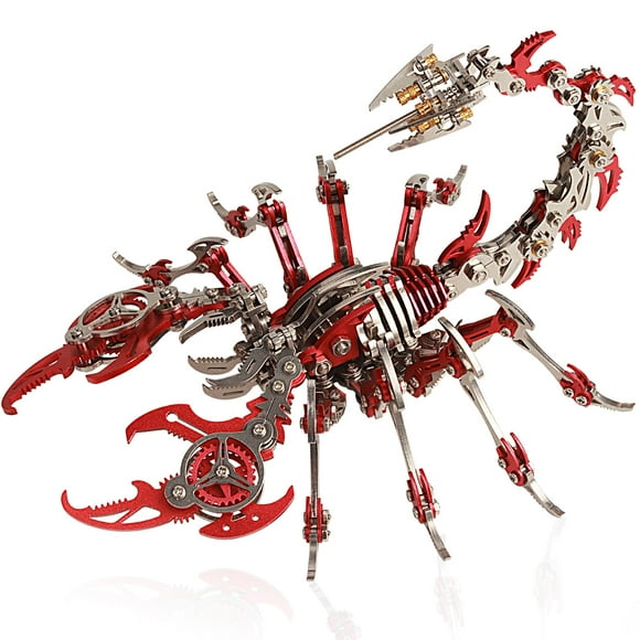 Kits de modelos 3D de rompecabezas de metal YUEZUDPO Scorpion para adultos