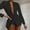 Black Slim Blazer Two-piece Suit Elegant, variant on Trendy Slim Blazers Two-piece Suit Elegant for Women Business Work Office Lightweight Lapel Collar Womens Suit Button Open Front Casual Long Sleeve Blazer Jackets Solid Slim Fit Red 8