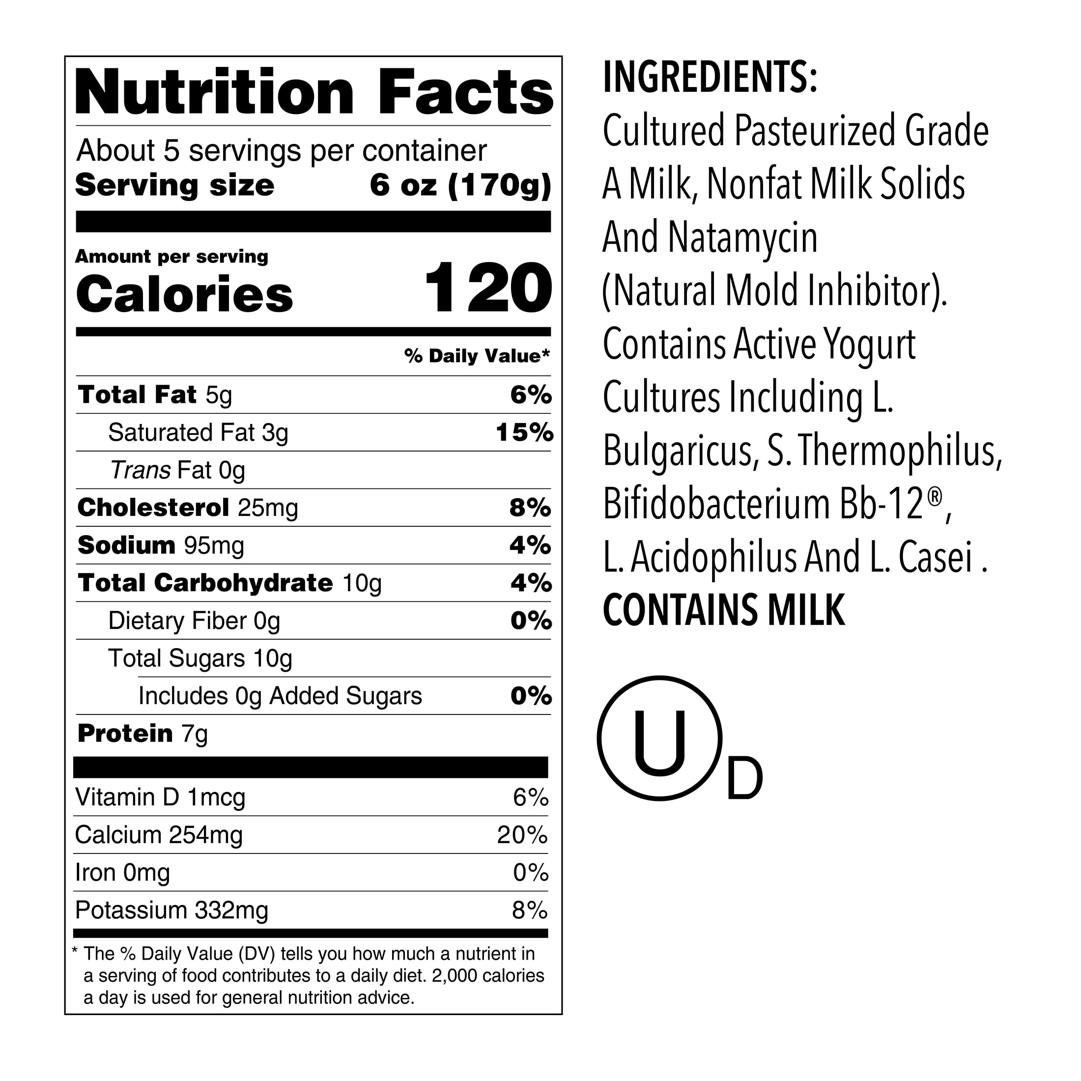 Desi Fresh Foods Dahi Whole Milk Plain Yogurt, 32 oz, 1 Count