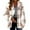 Beige, variant on Patlollav Women's Fall Winter Straight Cardigan Button Pocket Coat