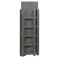 thumbnail image 5 of Niche Regency Flip Flop 34 in. Square Folding Bookcase with Folding Fabric Bins- Grey/Grey, 5 of 7