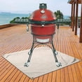 thumbnail image 3 of 100 X 100cm Tapis De Protection Sol,tapis De Foyer Tapis De Gril Camping En Plein Air Bbq Tissu De Protection Tapis De Pole En Tissu Ignifuge, 3 of 4