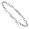 thumbnail image 1 of Bracelet Jonc à Enfiler en Or Blanc 14k, Tube Rond 3 mm, 1 of 6