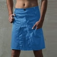 thumbnail image 2 of BJUTIR Pantalon Décontracté pour Hommes, Style Écossais Rétro, Jupe Plissée à Poches, 2 of 9