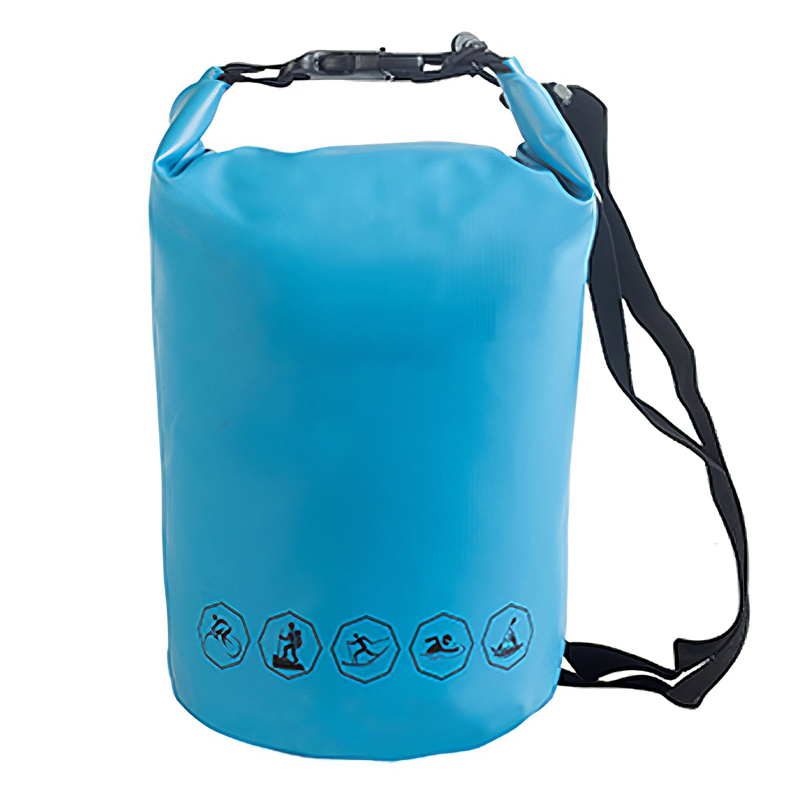 5L  Foldable Waterproof Dry Bag Storage Sack Hiking Camping River Fishing 