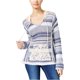 thumbnail image 2 of American Rag Sudadera con Capucha de Ganchillo para Mujer, Azul, Mediana American Rag Sudadera, 2 of 2