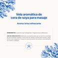 thumbnail image 3 of Vela De Soya Aromática | 600 g | Aroma Brisa Refrescante | Duración 120 Horas B Life., 3 of 8