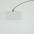 thumbnail image 4 of Illuminated Symphony Arch Gold Brass & White Marble Floor Lamp, 4 of 4