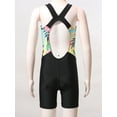 thumbnail image 6 of Zaldita Girls Boyleg Swimsuit Sleeveless Open Back Bathing Suit Quick Drying Wetsuit Summer Sunsuit Yellow&Black 8, 6 of 7