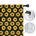 thumbnail image 4 of Blackout Kids Curtains,Black Sunflower Childrens Insulated Curtains Set Of 2,Bedroom Essentials,Toddler Room Decor 42x63in(106x160cm), 4 of 4