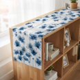 thumbnail image 6 of Table Runners 70 Inches Long Dress Scarves, Navy Blue Floral Farmhouse Coffee/Dining/Kitchen Table Decor, Holiday Table Runner, Spring Flowers Butterflies Wooden 13x70 Inch, 6 of 9