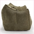 thumbnail image 4 of 2-Person Chenille Bean Bag Chair - High-Resilience Foam Lazy Sofa for Adults | Olive Green | Rectangle, 4 of 23