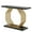 Faux Marble Black & Gold, variant on Resenkos Entryway Table, Console Sofa Table,Faux Marble Console Table, 40" Accent Sofa Table with Geometric Metal Base,Faux Marble White & Gold