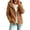 16# Brown, variant on Fleece Sherpa Jacket Women Cozy Teddy Hoodie Long Sleeves Fall Winter Cardigan Casual Zip Up Coats