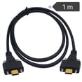 thumbnail image 4 of PC Panel Mount USB C Type C Cable Double Screw Locking Cord 10Gbps 4K60hz, 4 of 16