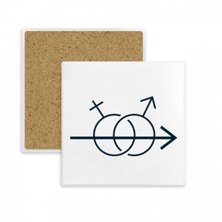 

Men Women Rhythm Connection Love Coaster Cup Mat Mug Subplate Holder Insulation Stone