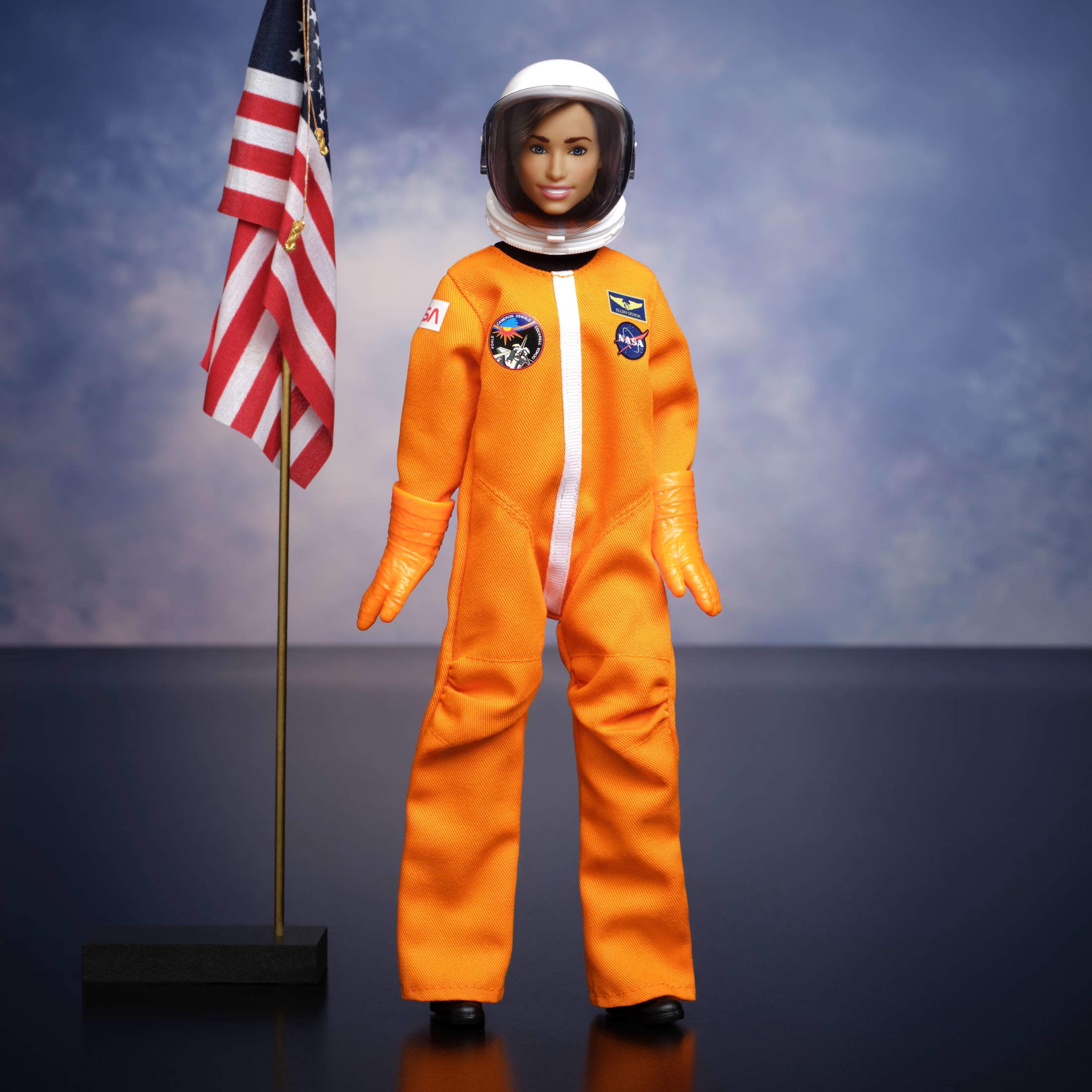 Barbie Signature Inspiring Women Ellen Ochoa Fashion Doll Collectible, Astronaut Suit & Accessories