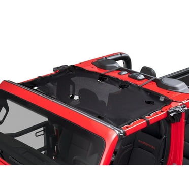 Rugged Ridge by RealTruck Eclipse Sun Shade for Wrangler JL/Gladiator JT | Hard Top, Black | 13579.73 | Compatible with 2018-2024 Jeep Wrangler JL 4-Door; 2020-2024 Jeep Gladiator JT