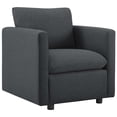 thumbnail image 5 of Modway Activate Upholstered Fabric Sofa and Armchair Set in Gray, 5 of 6