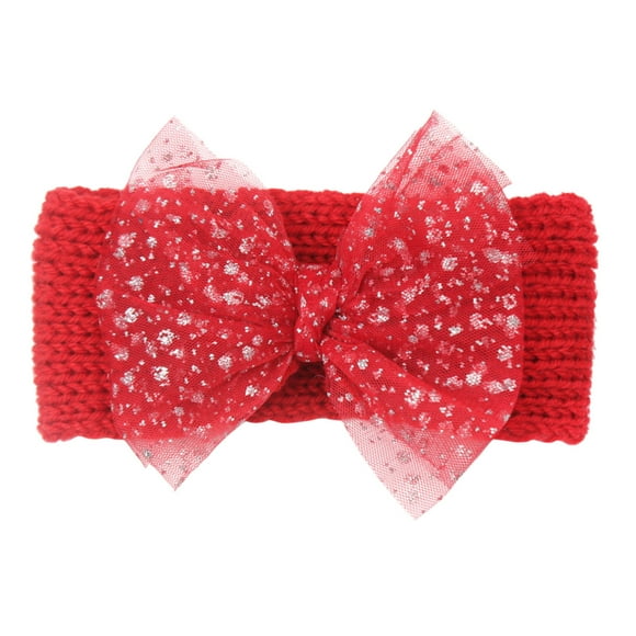 Ketyyh-chn99 Girls Headbands Kids Baby Flexible Hair Band Girls Baby Toddler Solid Headband Hair Band Bow Accessories Headwear Red,One Size