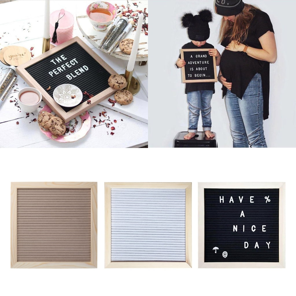 Felt Letter Board Message Board Set Wedding Welcome Sign Baby Announcement Board Announcement Board 10x10inch