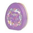 thumbnail image 3 of Easter Iron Egg Shaped Box - Colorful Bunny Design Candy and Chocolate Storage Container for Party Favors and Gift Giving, 3 of 6