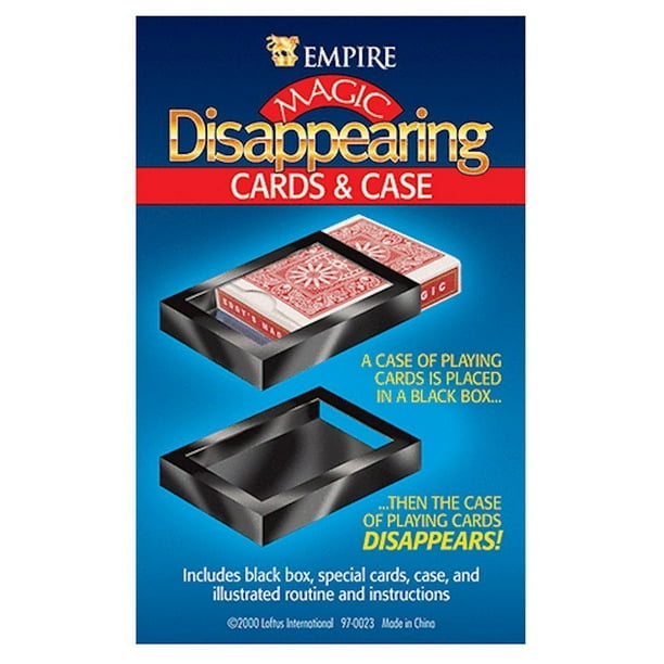 Skeleteen Disappearing Card And Box Magic Prank Illusion Tricks With