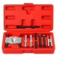 thumbnail image 1 of 9Pcs Bearing Puller Set, Heavy Duty Steel Pinion Wheel Bearing Separator Kit With Jaws, Wheel Hub Axle Puller Extractor Kit With Case, For Most Cars, 1 of 8