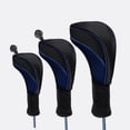 thumbnail image 2 of Equipo de Golf 3pcs Golf Head Covers Driver Fairway Woods Headcovers Accesorios de golf Tomshoo  Equipo de Golf, 2 of 7