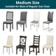 thumbnail image 3 of Funda para silla Matsuzay 4 piezas comedor Gris oscuro, 3 of 6