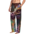 thumbnail image 6 of Disketp Rainbow Scales Fantasy Dragon Men's Pajama Pants - Ultra Soft Fleece Sleep and Lounge Pants (Size: S-XXL)-X-Large, 6 of 6