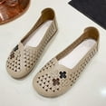thumbnail image 3 of TOWED22 Chaussures de Travail Plates Confortables à Bout Pointu pour Femmes (Kaki, 7), 3 of 5