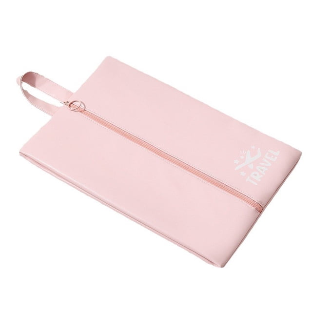 Bolsa De Almacenamiento Bolsa portátil para guardar zapatos con cordón,organizador de viaje impermeable para zapatillas deportivas y calzado de deporte (rosa,1 unidad) Rkxzt