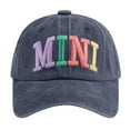 thumbnail image 2 of Riforla Mama Hats for Women Funny Adjustable Mini Baseball Cap Womens Hats Navy, 2 of 3