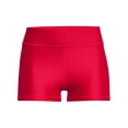thumbnail image 2 of Shorts Under Armour Heatgear Armour Cintura Media Rojo/Negro Mujer, 2 of 4