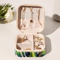 thumbnail image 6 of Frog Travel Portable Square Jewelry Box Earring Necklace Bracelet Holder Display Case Organizer Box, Decorative Jewelry Stand Storage Box, 6 of 6