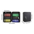 thumbnail image 6 of Key Storage Lock Box 20 Key Hooks Combination Key Cabinet Security Lock Box with Key Code ,Multiple Options Available, 6 of 6