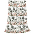 thumbnail image 2 of Fotbe Flamingo Palm Trees Manta de Franela Acolchonada con Estampado, Súper Suave y Esponjosa, Extra Grande para Sofá, Cama, Uso Todo el Año-60"x50", 2 of 7