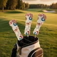 thumbnail image 3 of Pzuqiu Bohemian Dragonfly Golf Club Head Covers Waterproof Golf Accessories Club Cover Protect Against Scratches and Damage Easy Slip-On Easy-Off Golf Gifts for Men Women, 3 of 8