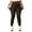 A1-Coffee, variant on Women's Soft Cloud Fleece Leggings Slim Casual Warm Winter Solid Pants (Light Gray, XL)