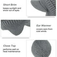 thumbnail image 6 of 2026 New Cozy Head Beanie, Winter Hat with Brim and Ear Flaps for Men & Women, Knitted Beanie for Cold Weather, 6 of 6