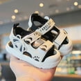 thumbnail image 7 of WUANDIXFA Toddler Boys Girls Athletic Sandals Summer Outdoor Open Toe Sport Shoes Breathable Soft Sole Lightweight Water Shoes (Black, 6.5), 7 of 7