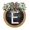 thumbnail image 2 of Deals Qaailabf Last Name Year Round Front Door Wreath Decorative Hanging Plaques In Front Of The Door, 2 of 4